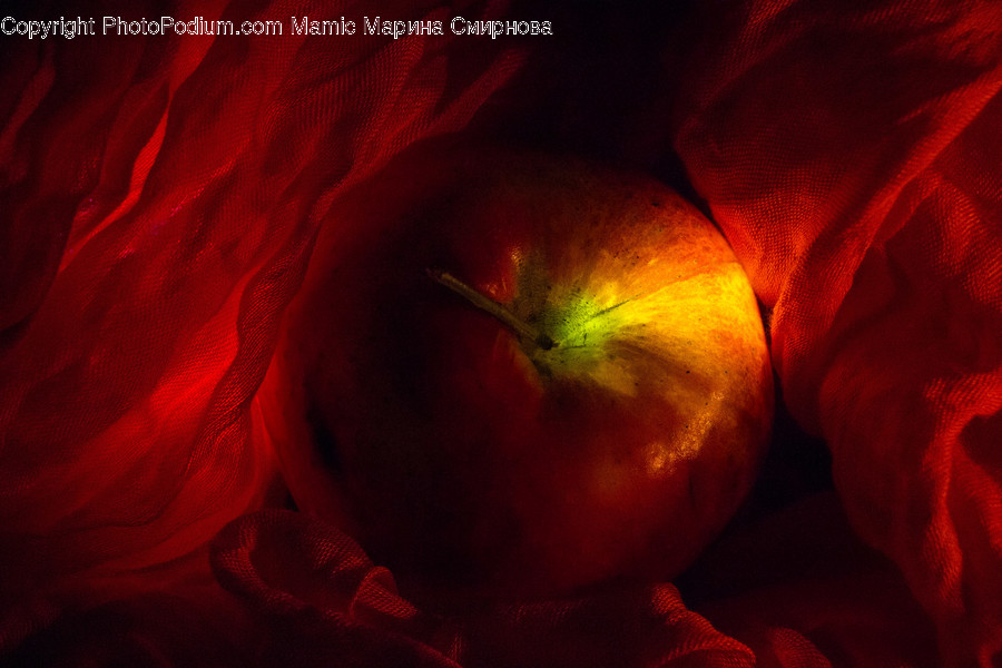 Fractal, Ornament, Apple, Flora, Food