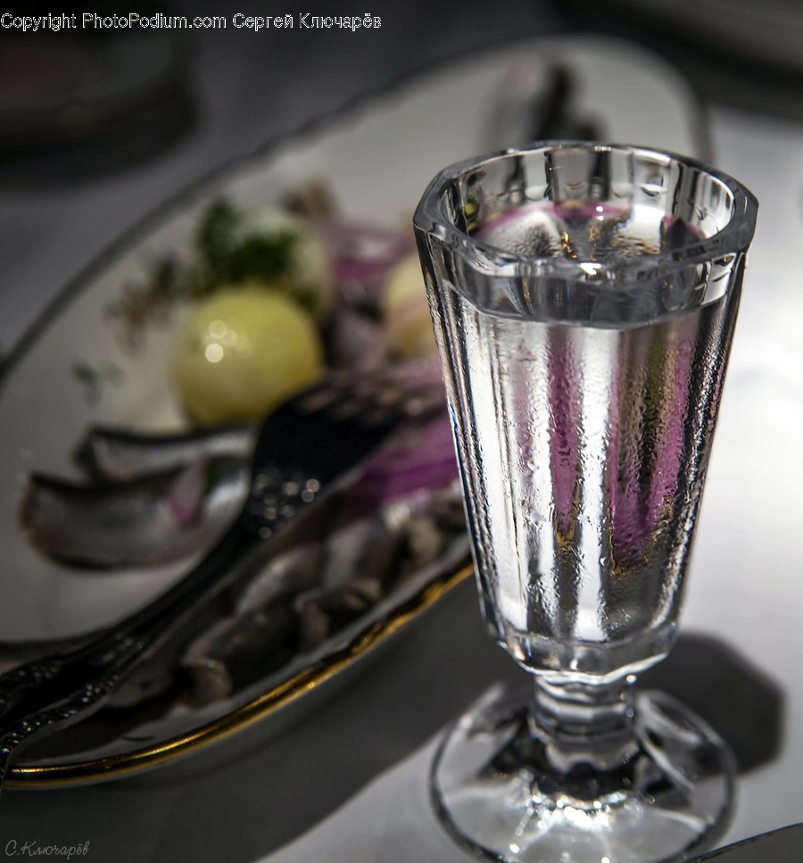 Glass, Goblet, Dessert, Food