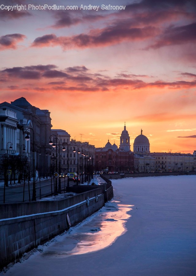 Dawn, Dusk, Nature, Outdoors, Red Sky