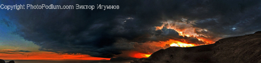 Eruption, Nature, Landscape, Outdoors, Scenery