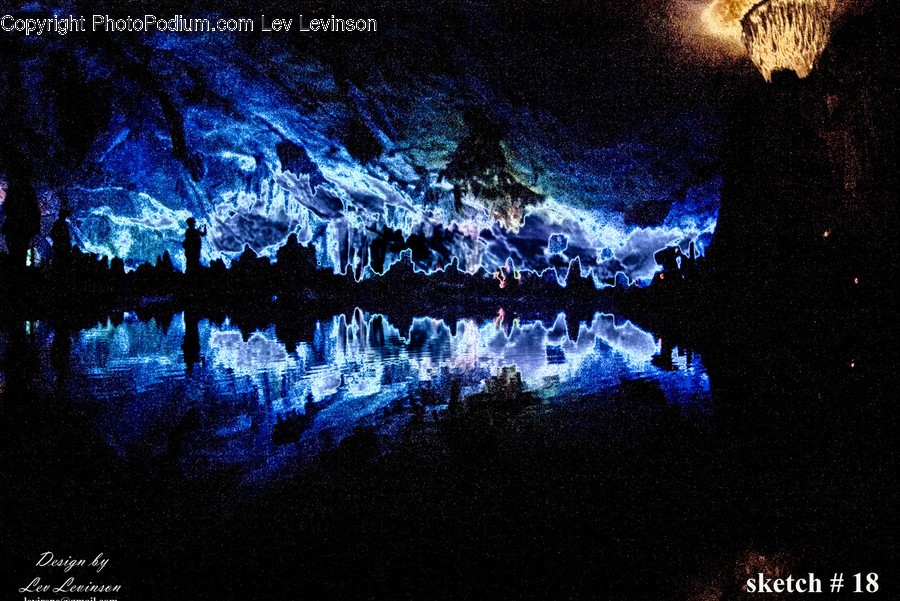 Cave, Nature, Fire, Astronomy, Outer Space