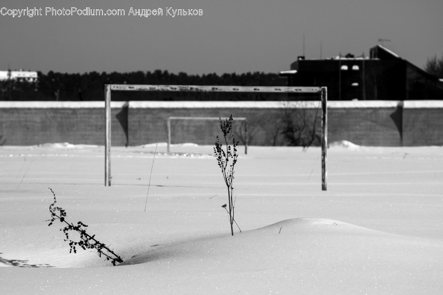 Outdoors, Snow, Urban, Building, Office Building