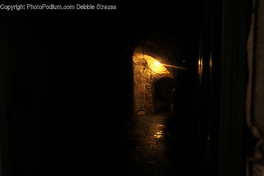 Tunnel, Corridor, Crypt, Alley, Alleyway