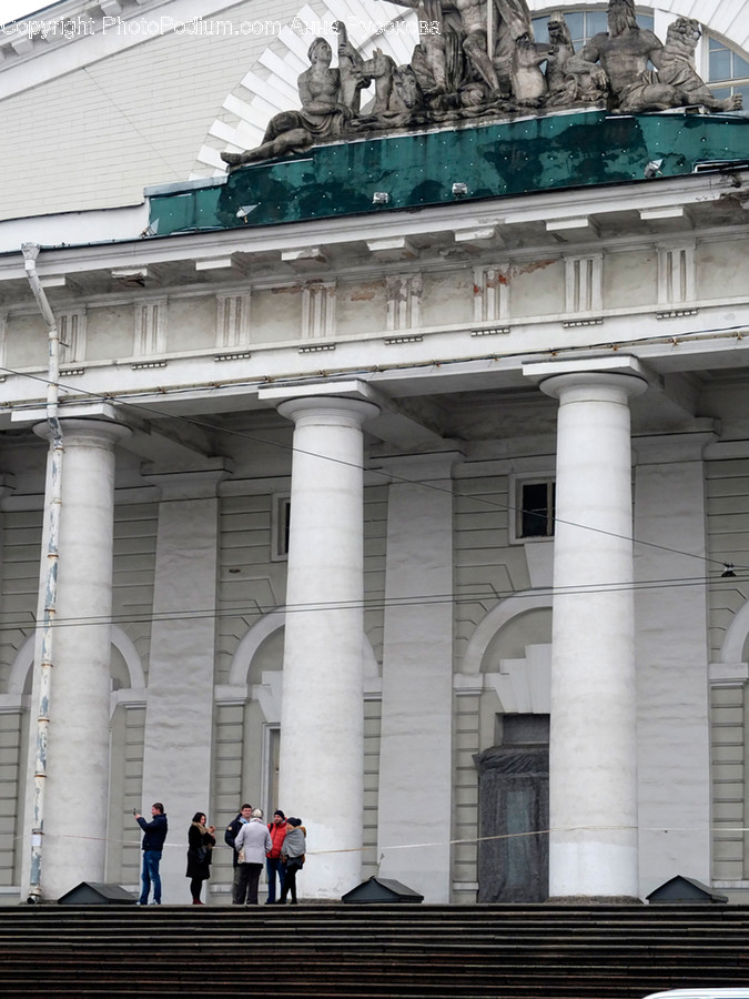 Architecture, Building, Column, Pillar, City