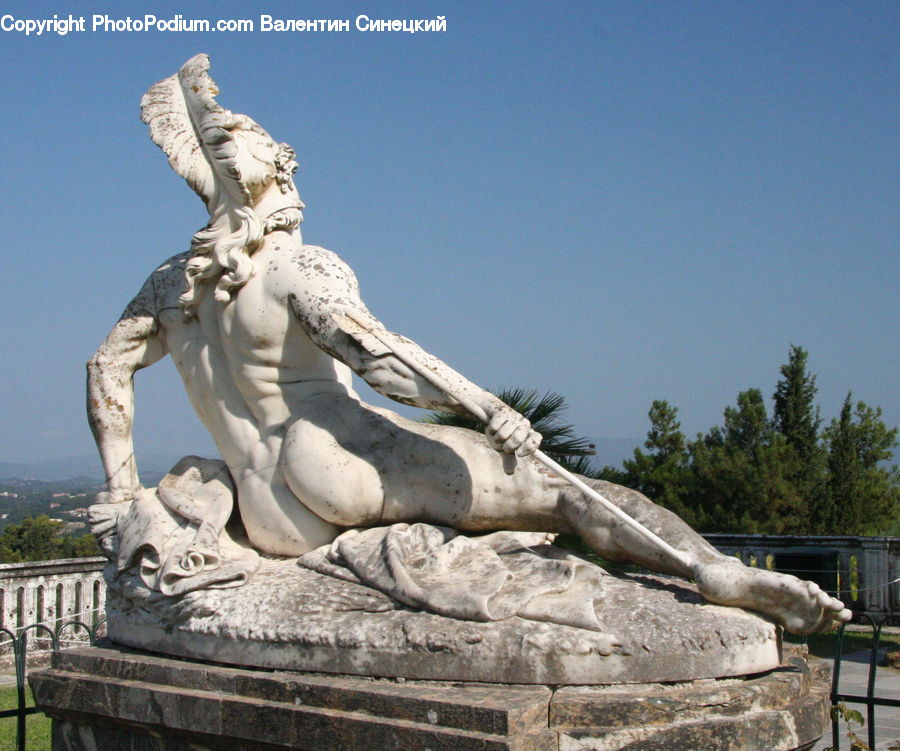 Art, Sculpture, Statue, Fountain, Water, Gargoyle, Monument