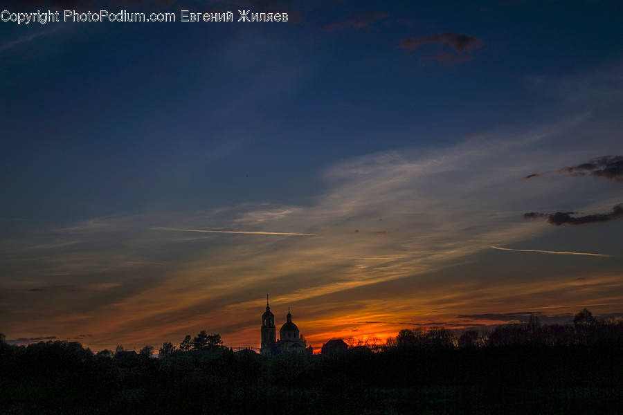 Dawn, Dusk, Nature, Outdoors, Red Sky