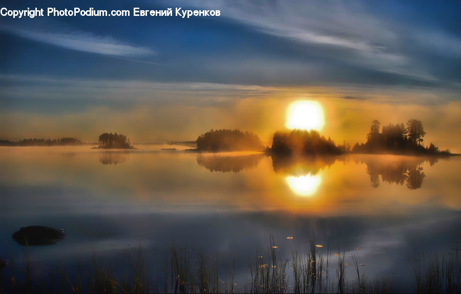 Fog, Dawn, Dusk, Sky, Sunrise, Sunset, Mist
