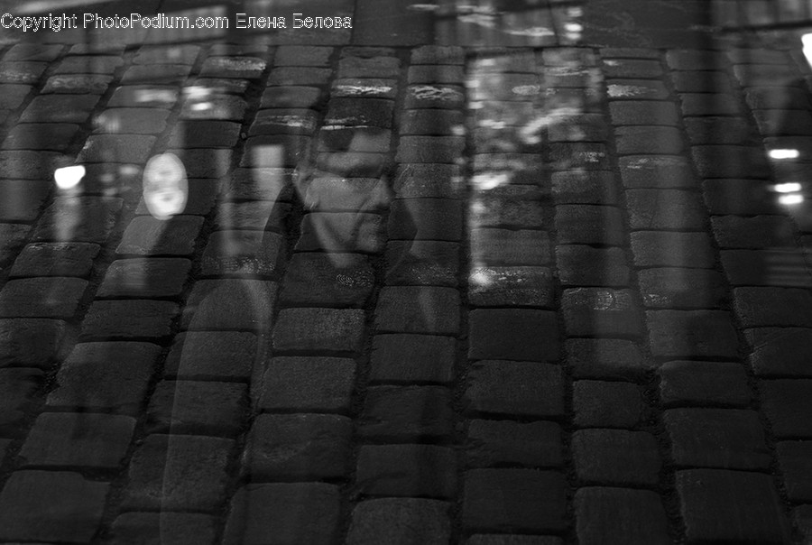 Brick, Urban, Wall, Asphalt, Tarmac