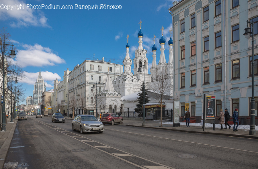 Building, City, Road, Street, Town