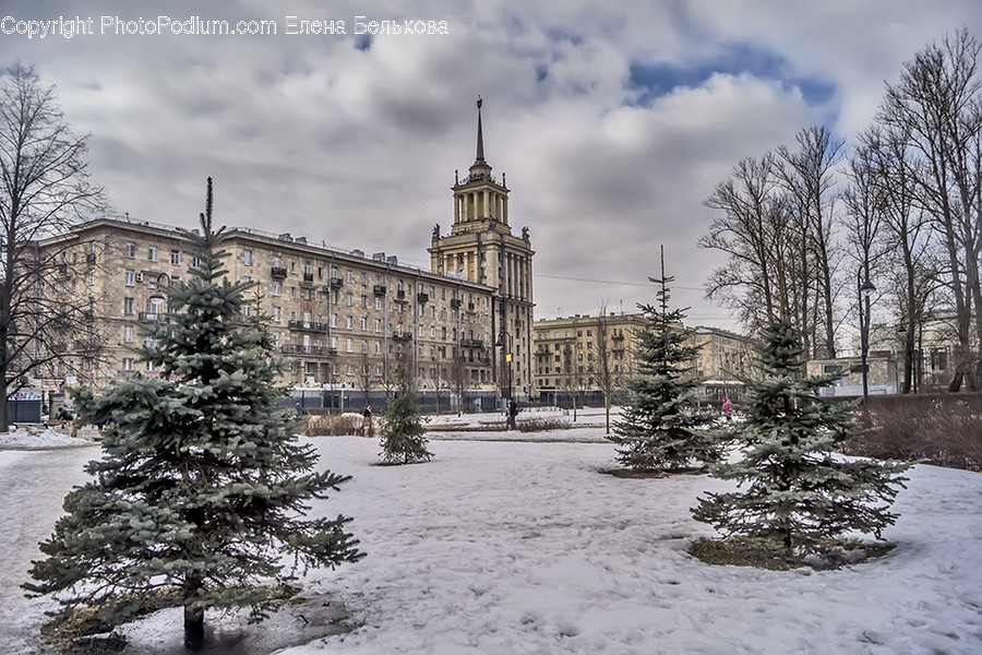 Outdoors, Snow, Architecture, Building, Castle