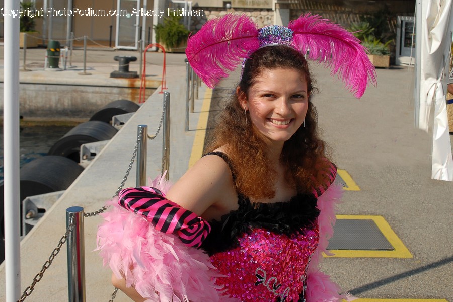 Human, People, Person, Clothing, Feather Boa