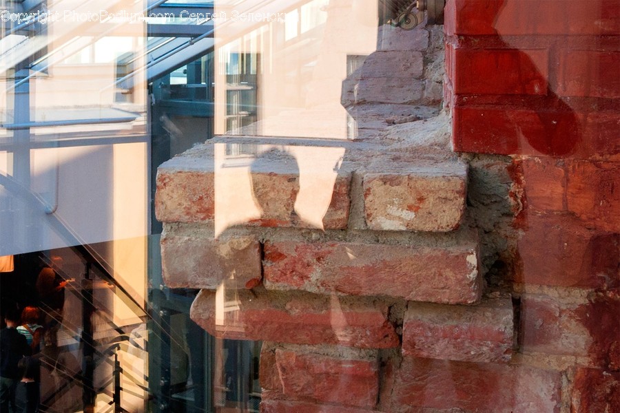 Brick, Collage, Poster, Rubble, Wall
