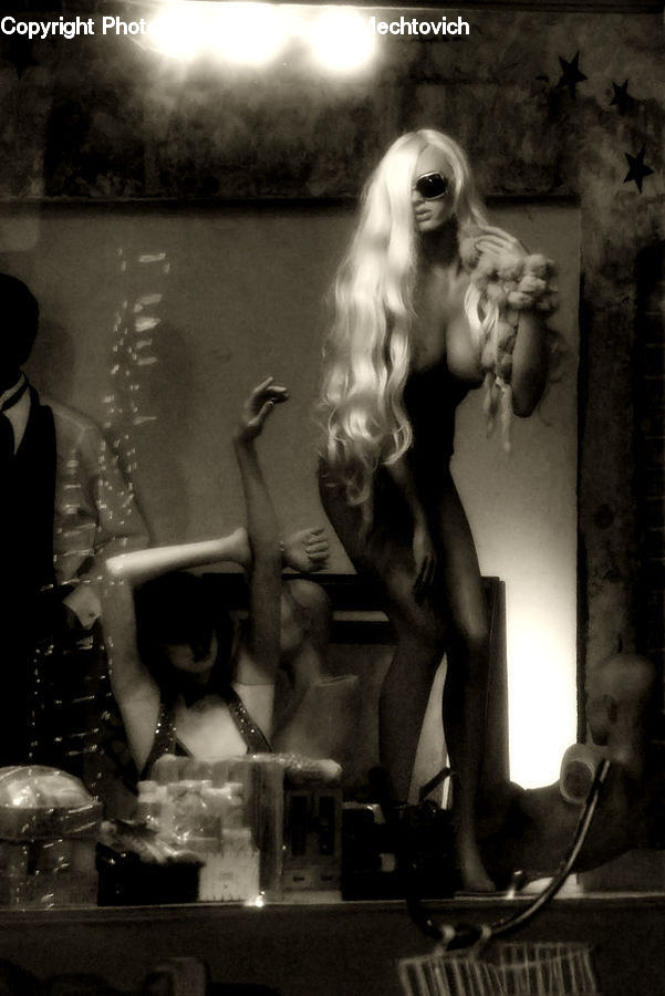 Blonde, Female, Person, Woman, Art, Sculpture, Statue