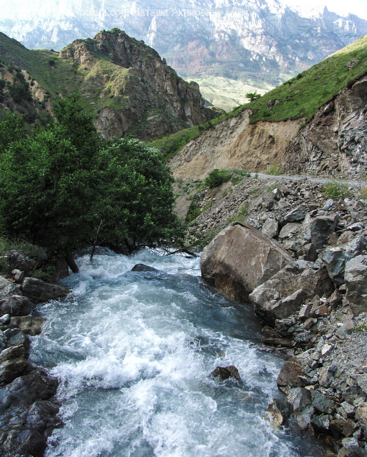 Creek, Outdoors, Stream, Water, Rock