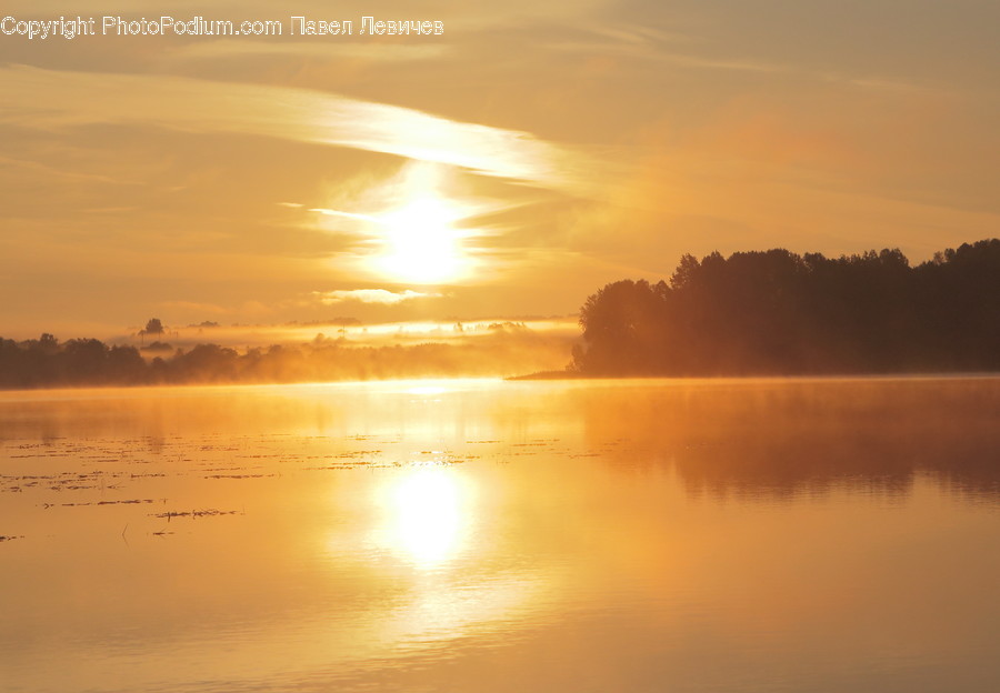 Dawn, Dusk, Nature, Outdoors, Red Sky