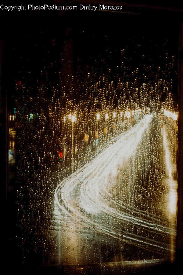 Fountain, Water, Light