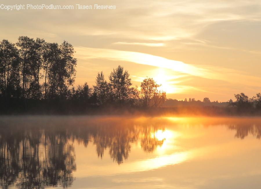 Dawn, Dusk, Nature, Outdoors, Red Sky
