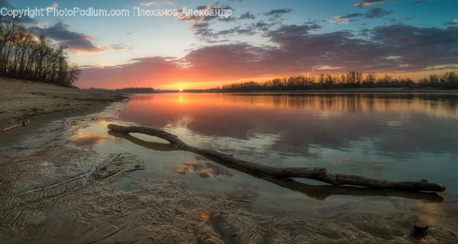 Dawn, Dusk, Nature, Outdoors, Red Sky