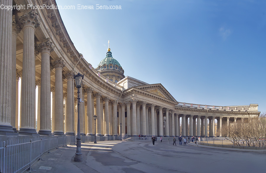 Architecture, Building, City, Downtown, Plaza