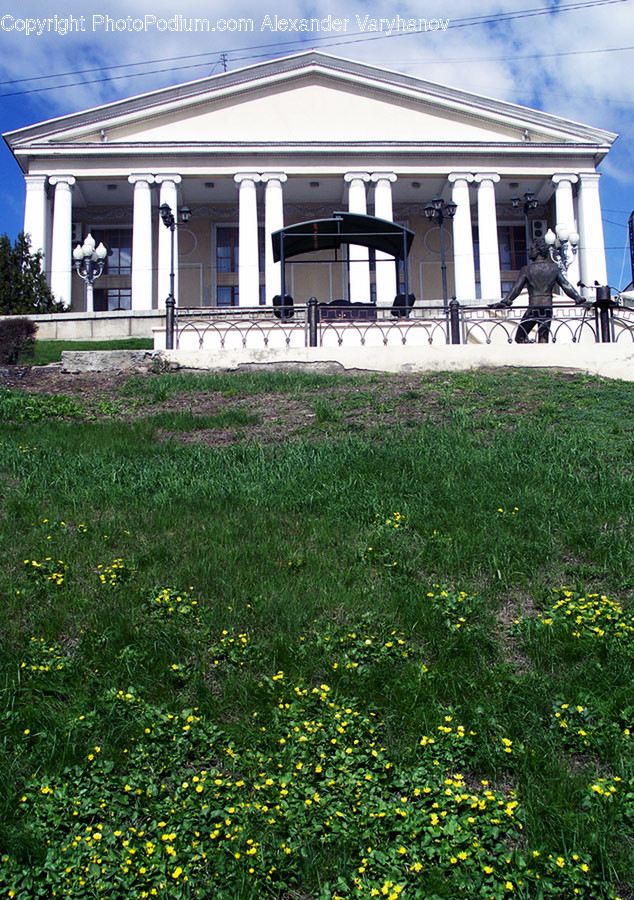 Building, House, Housing, Gazebo, Mansion