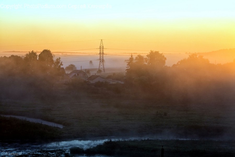 Dawn, Dusk, Nature, Outdoors, Red Sky