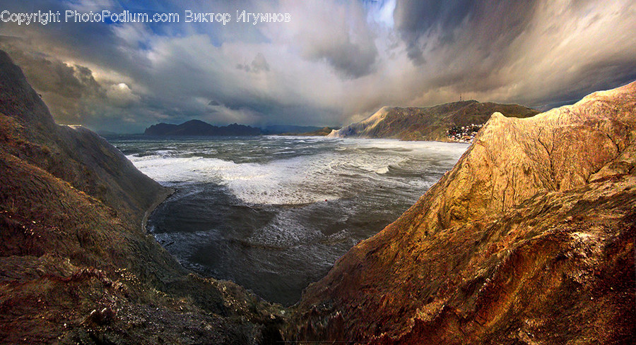 Cliff, Outdoors, Coast, Nature, Ocean