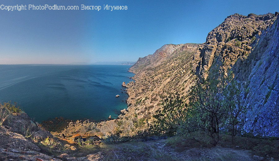 Cliff, Outdoors, Promontory, Coast, Nature