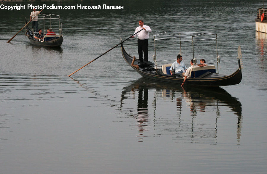 People, Person, Human, Boat, Gondola, Dock, Landing