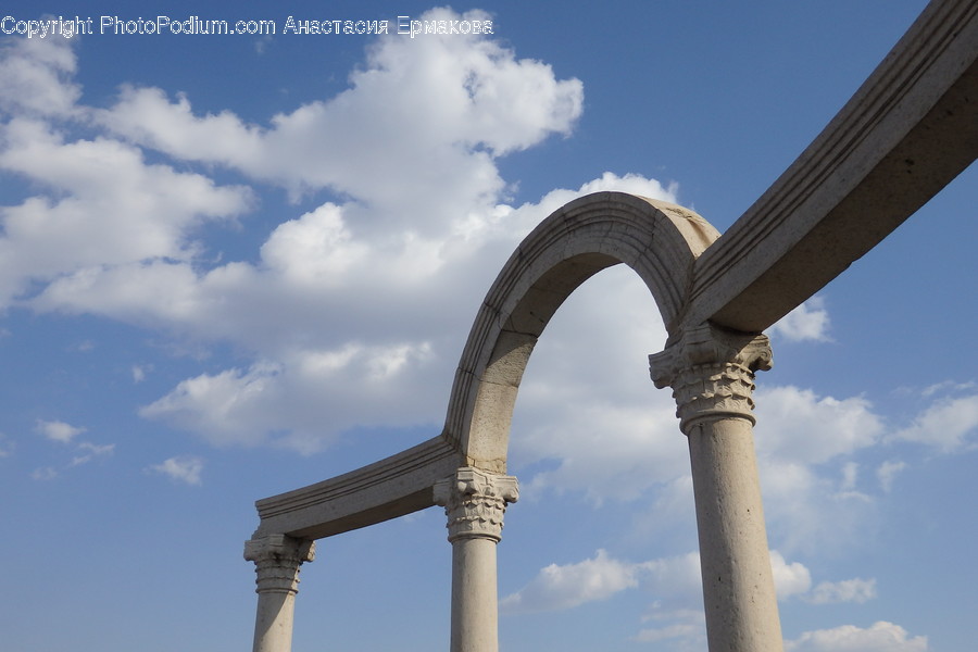 Building, Banister, Handrail, Architecture, Column