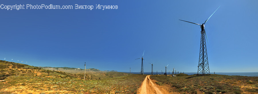 Dirt Road, Gravel, Road, Engine, Machine