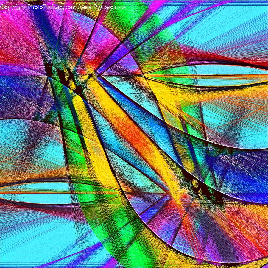 Fractal, Ornament, Art, Modern Art, Stained Glass