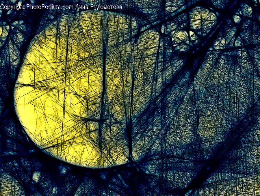 Veins, Art, Asphalt, Tarmac, Flora