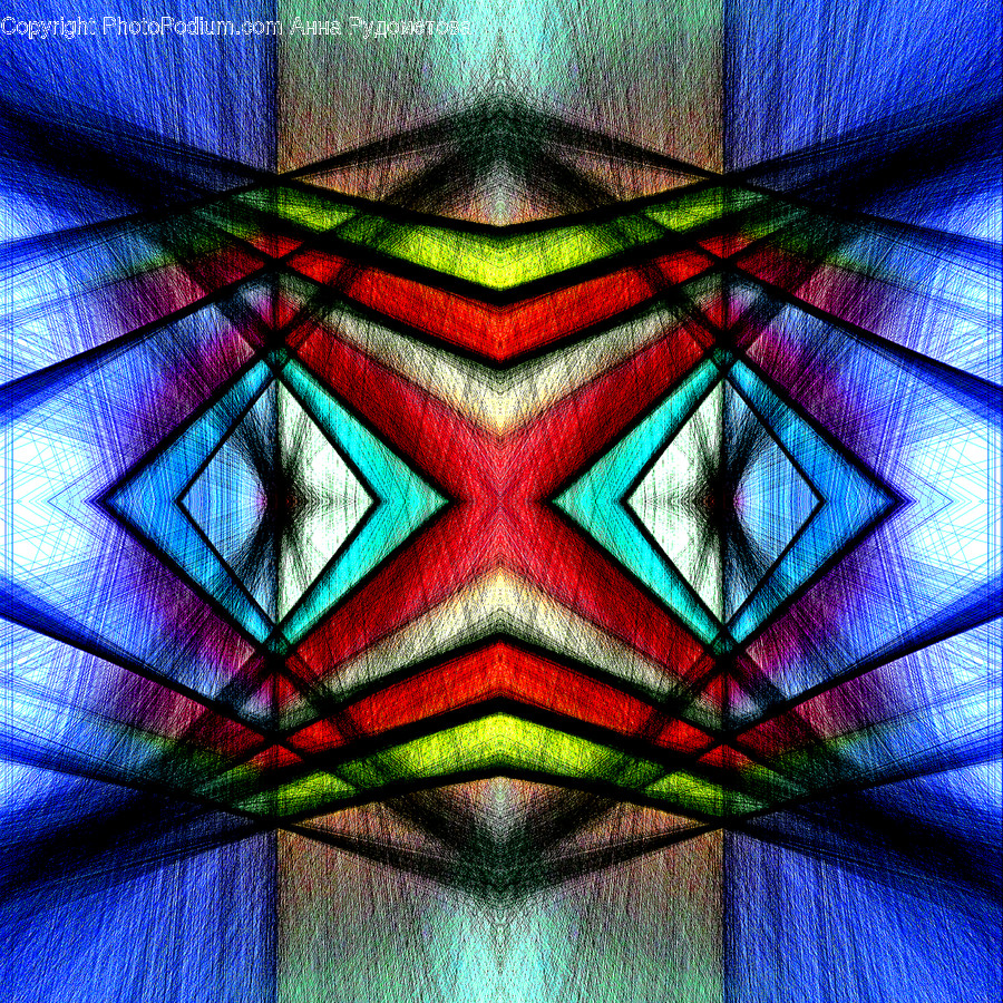 Art, Fractal, Ornament, Collage, Poster