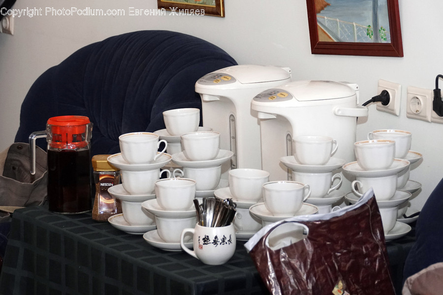 Cup, Coffee Cup, Jug, Pitcher, Water Jug