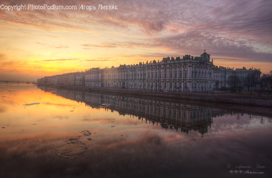 Flood, Nature, Dawn, Dusk, Outdoors