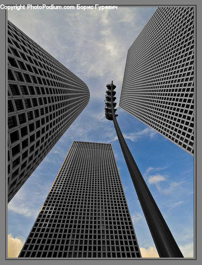 Architecture, City, Downtown, High Rise, Skyscraper, Building, Office Building