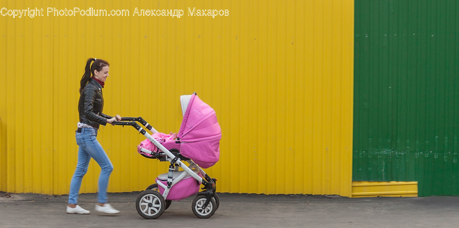 Human, People, Person, Stroller, Scooter