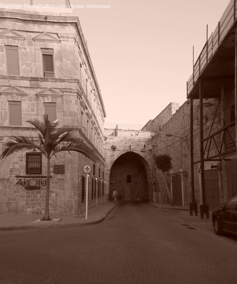 Alley, Alleyway, Building, City, Road