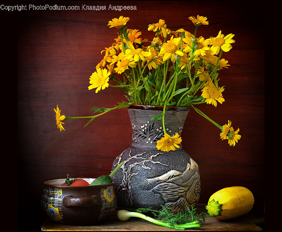 Flora, Jar, Plant, Potted Plant, Pottery