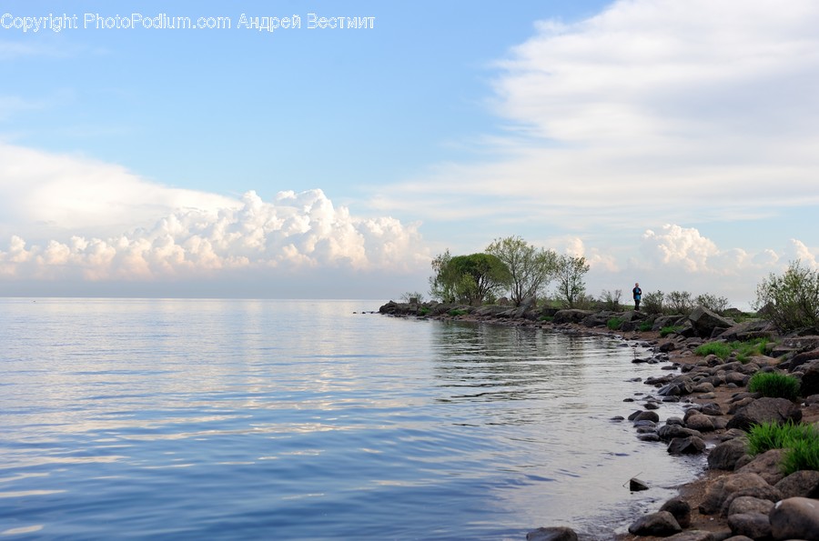 Lake, Outdoors, Water, Rock, Landscape