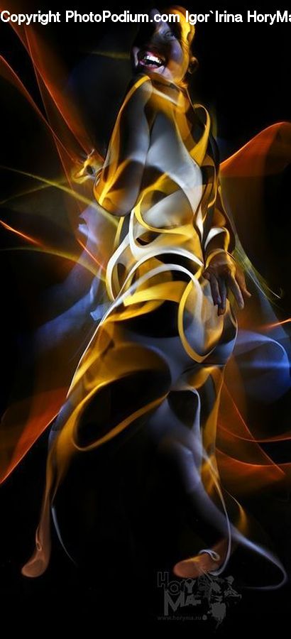 Fire, Flame, Art, Modern Art, Fractal, Lighting, City
