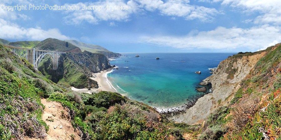 Promontory, Landslide, Nature, Countryside, Hay