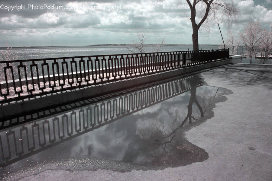 Bench, Boardwalk, Bridge, Building, Dock