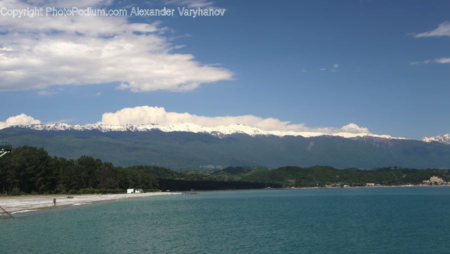 Lake, Outdoors, Water, Cloud, Cumulus