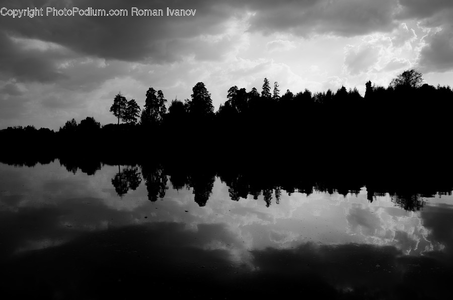 Silhouette, Cloud, Cumulus, Nature, Outdoors