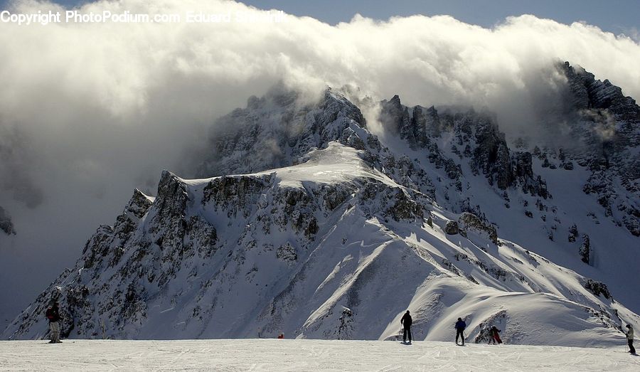 Arctic, Glacier, Ice, Mountain, Outdoors, Snow, Crest