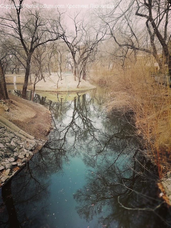 Outdoors, River, Water, Ditch, Landscape