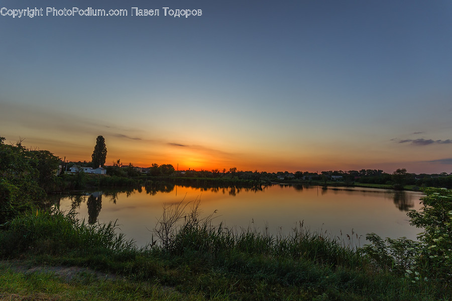Dawn, Dusk, Nature, Outdoors, Red Sky
