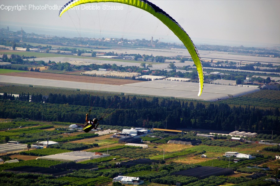 Adventure, Gliding, Leisure Activities, Landscape, Nature