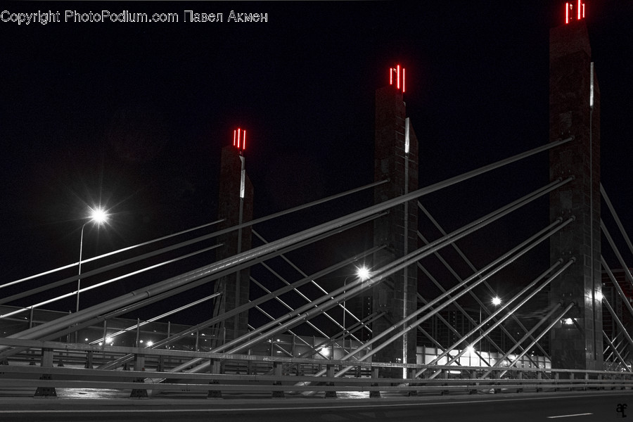 Bridge, Building, City, Town, Urban